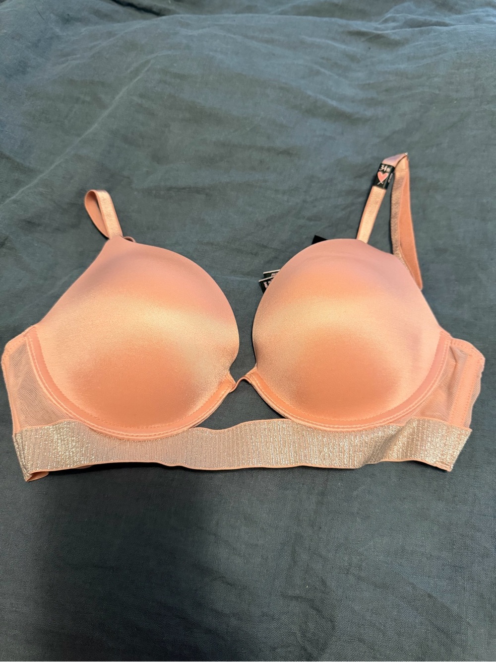 Victoria's Secret Peach Padded Underwire Bra